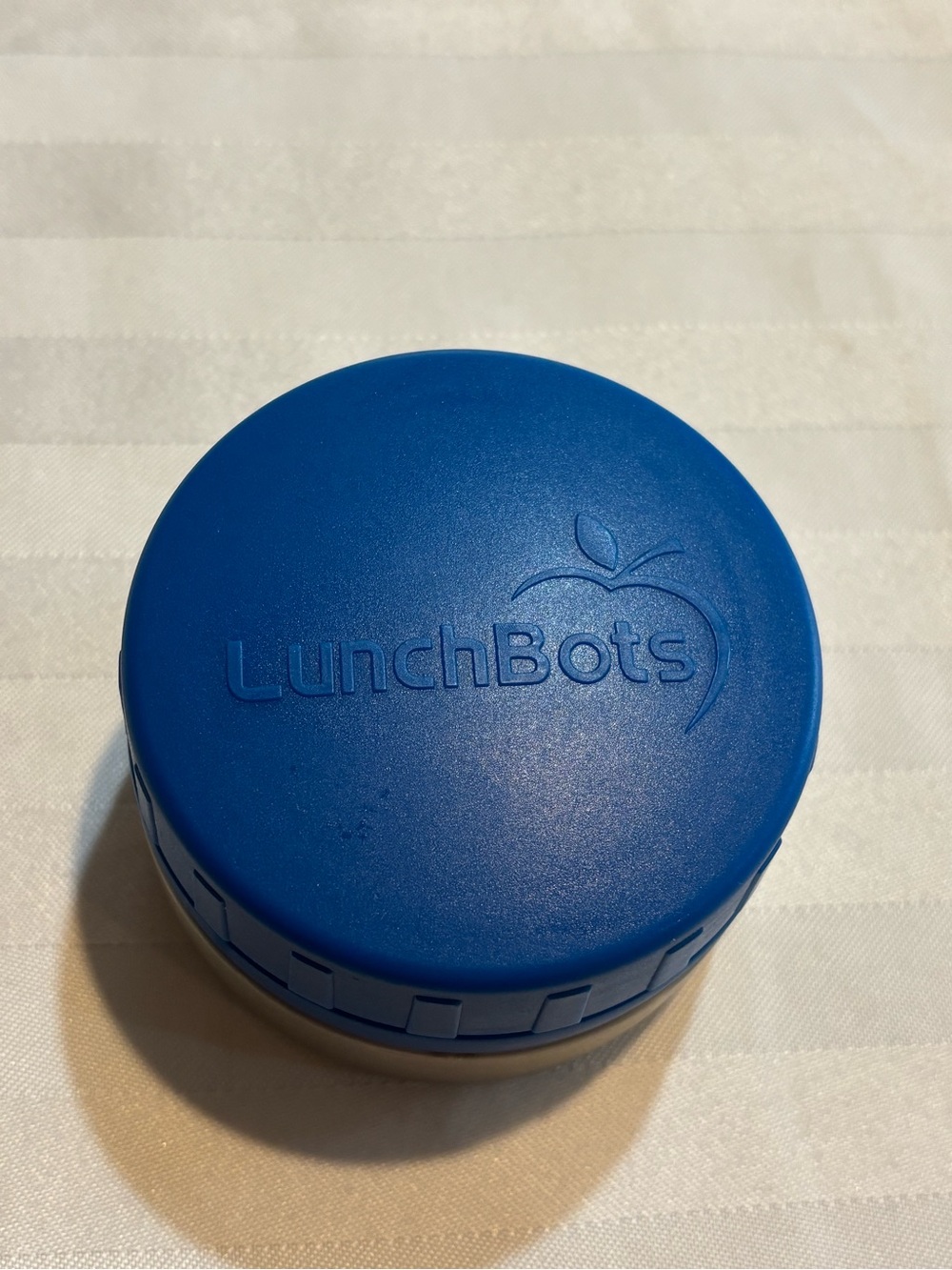 LunchBots Blue 18/8 Stainless Steel 4 oz/120ml Round Food Storage Container